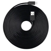 Uzun Micro USB Android Data Kablosu - 11 Metre - Beyaz - 3