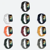 Huawei Bileklik 8/8NFC/9/9NFC Uyumlu Silikon Kordon - Gece Yarısı Mavisi thumbnail 6