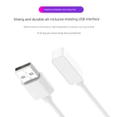 Mi Tu 5pro Beyaz Şarj Kablosu - Manyetik USB - 10