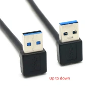 USB 3.0 Adaptör Kablosu - 0.6m Yukarıdan Aşağıya thumbnail 1
