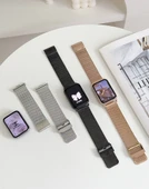 Xiaomi Bileklik 9Pro/8Pro Paslanmaz Çelik Kordon - Siyah - 7