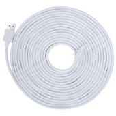 Uzun Micro USB Android Data Kablosu - 11 Metre - Beyaz - 1