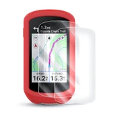 Garmin Edge Explore 2 Kırmızı Kılıf + 2 Temperli Film - 1