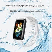 Huawei Bileklik 8/8NFC/9/9NFC Uyumlu Silikon Kordon - Gece Yarısı Mavisi thumbnail 4