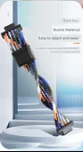 Huawei 4Pro/5/5 New Yao Edition Mıknatıslı Örgü Kordon - Nebula Pudrası - 11