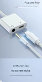 2'si 1 Arada Type-C - 3.5mm Dijital Ses Çevirici Adaptör - Tekli Paket - 11