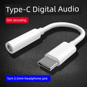 2'si 1 Arada Type-C - 3.5mm Dijital Ses Çevirici Adaptör - Tekli Paket - 2