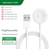 Huawei GT2 GT1 2E Glory Magic2 GS Entegre Şarj Aleti Gelişmiş Beyaz Şarj Ünitesi - 1