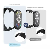 Xiaomi Mi Band 3/4/NF Uyumlu Gece Yeşili Silikon Kordon - 9