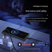 0.2m Kısa Taşınabilir Micro USB Data Kablosu - Sıvı Yumuşak Tutkal Beyaz (2'li Paket) - 4