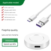 Huawei GT2Pro ECG Porsche Şarj Aleti Gelişmiş Beyaz Şarj Ünitesi ve Hızlı Şarj Kablosu - 1