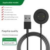 Huawei GT2 GT1 2E Glory Magic2 GS Entegre Şarj Aleti Gelişmiş Siyah Şarj Ünitesi - 1