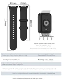 Xiaomi Bracelet 8 Pro/9 Pro Redmi Watch 4/5 Silikon Siyah Kordon - 5