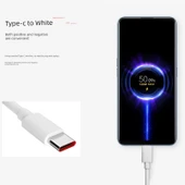 Redmi K50 Serisi 120W Type-C Şarj ve Data Kablosu - 1.5 Metre - 1 Data Hattı - 3