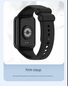 Xiaomi Bracelet 8 Pro/9 Pro Redmi Watch 4/5 Silikon Siyah Kordon - 11