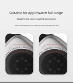 Elmas Kelebekli Apple Watch Kordonu - 46mm - Parlak Gümüş (Son 10 Nesil) - 7