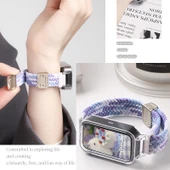 Redmi Bileklik 3 için Manyetik Tokalı Dokuma Kordon - Kamuflaj Renkli thumbnail 2