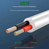 Elektrikli Diş Fırçası Şarj Kablosu ve Adaptörü - USB - 3.5mm Yuvarlak Giriş - 1 Metre - Beyaz thumbnail 5