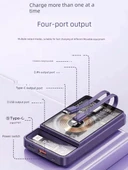 10000mAh Manyetik Kablosuz Powerbank - Koyu Gece Siyahı - 5