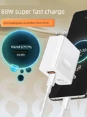 88W Çift Port Hızlı Şarj Aleti - 1.5 Metre USB Kablolu - 3