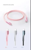 30W PD Hızlı Şarj Kablosu - 1.5m Yıldız Işığı Mavisi PD30W Tekli Paket - 10