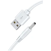 Elektrikli Diş Fırçası Şarj Kablosu ve Adaptörü - USB - 3.5mm Yuvarlak Giriş - 1 Metre - Beyaz thumbnail 6