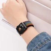 Nylon Çocuk Saat Kayışı - Yansıtıcı Siyah - 4