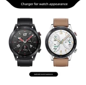 GS3 Akıllı Saat Şarj Aleti - Beyaz Şarj Yuvası + Şarj Başlığı thumbnail 3