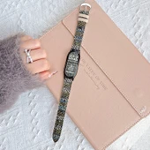 Xiaomi Bileklik 7 Yünlü Kordon - Yeşil Mavi Çizgili - 1