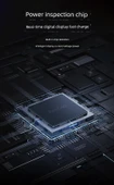 Type-C Dişi - Type-C Erkek Adaptör - Şeffaf Dijital Ekran PD140W Düz Başlıklı 40Gbps 8K 60Hz - 10