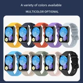 Huawei Fit2 Uyumlu Silikon Kordon - Ada Mavisi - 6