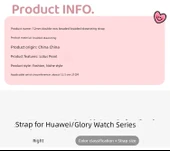 Glory Bileklik 9 Rose Gold Konnektörlü NFC Lotus İnci Yeşil Örgü Kordon - 7