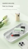 Mini Kapsül Powerbank 5000mAh 22.5W Hızlı Şarj - Kayısı Rengi Type-C Katlanabilir (Gelişmiş Versiyon) - 9