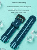 Xiaomi Yes3 Çocuk Saati için Yumuşak Silikon Derin Deniz Mavisi Kordon - 4