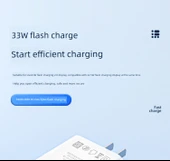 Vivo X50 Serisi 33W Hızlı Şarj Aleti [33W Flaş Başlık + 1m + 1m Kablo] - 7