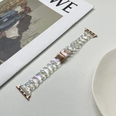 Apple Watch 1/2/3 Serisi 42mm Rose Gold Tokalı Metal Kordon - 9