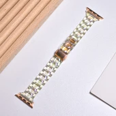 Apple Watch 1/2/3 Serisi 42mm Rose Gold Tokalı Metal Kordon - 1