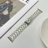 Apple Watch 1/2/3 Serisi 42mm Rose Gold Tokalı Metal Kordon - 10