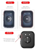 Huawei Fit2/Vitality/Fashion/Elegant Koyu Mavi Denim Saat Kordonu ve Ekran Koruyucu Film - 7