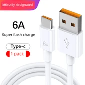 USB Type-C Hızlı Şarj Kablosu - 1.5 Metre - 6A Süper Hızlı Şarj - 1