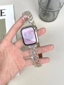 Apple Watch 1/2/3 Serisi 42mm Rose Gold Tokalı Metal Kordon - 2