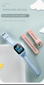 Mi Tu 7X Çift Renkli Mavi Akıllı Çocuk Saati Kordonu - Xiaomi Mi Bunny - 7
