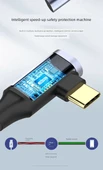 USB 3.0 - Type-C Hızlı Şarj ve Data Kablosu - 0.5 Metre Siyah - 10