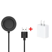 Xiaomi Watch S3/S2/S2 Pro Siyah Şarj Aleti + Şarj Başlığı - 1