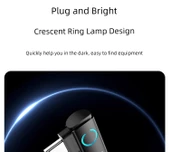 100W Süper Hızlı Şarj Type-C Kablo - 1.5m Hilal Ay thumbnail 8