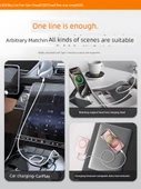 iPhone 15/16 Uyumlu 2.0m Krem Beyaz Örgü Çift Type-C Şarj ve Data Kablosu (2'li Paket) - 5