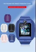 Huawei Kids Watch 4X Pembe Silikon Koruyucu Kılıf - 7