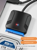 USB 2.0 - 2.5 inç SATA HDD/SSD Adaptör Kablosu - DC Güç Girişli - 2