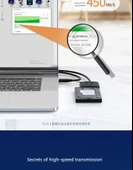 USB 2.0 - 2.5 inç SATA HDD/SSD Adaptör Kablosu - DC Güç Girişli - 8