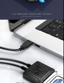 USB 2.0 - 2.5 inç SATA HDD/SSD Adaptör Kablosu - DC Güç Girişli - 9